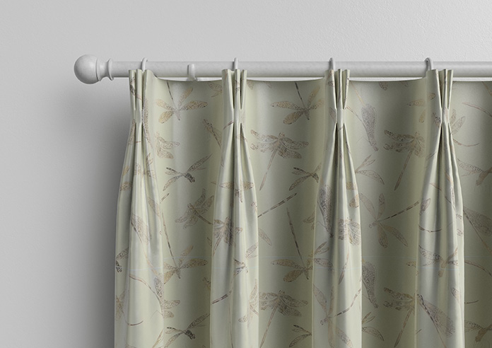 Dragonflies, Soft Green - Made to Measure Curtains - Image 11